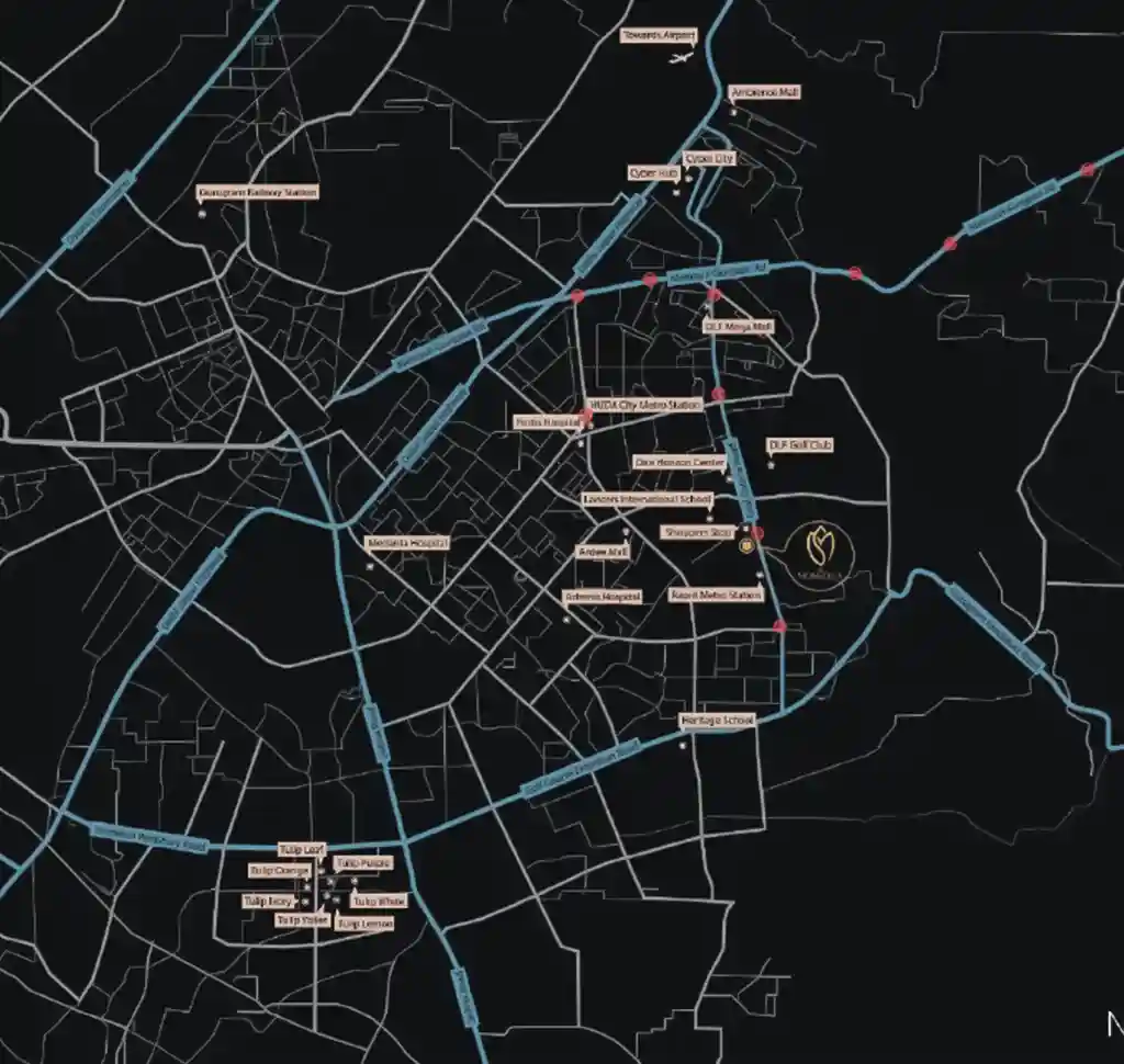 TULIP Monsella location map